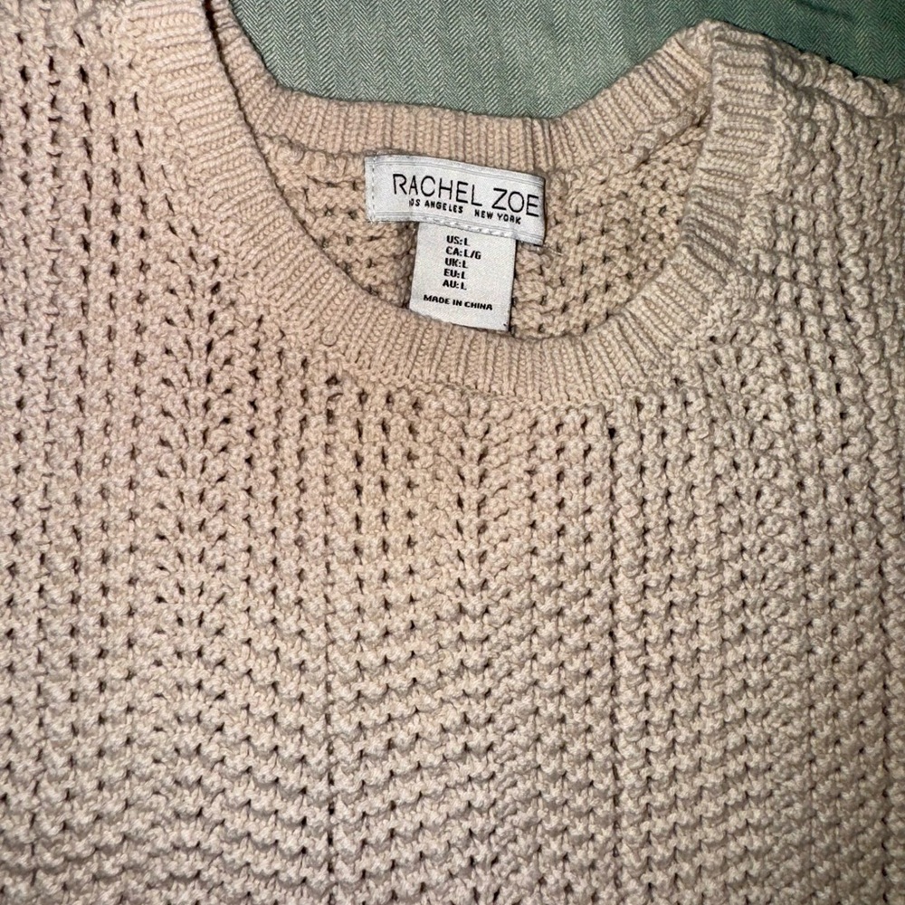 Rachel Zoe Beige Knit Skirt Set - Picture 3 of 3